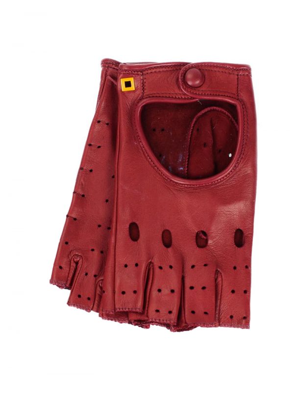GRACE Driving Lady Fingerless – Rosso