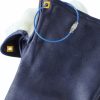 3PL Lapin Blu Marino con Pelliccia Bianca - immagine 3